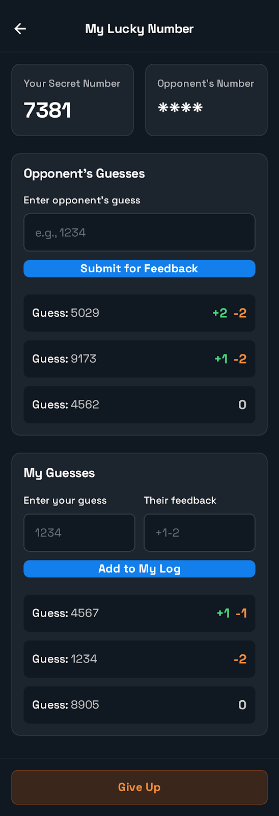 My Hidden Lucky Number — active round